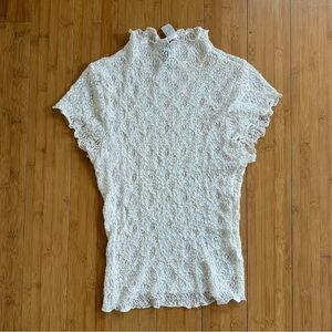 White Lace Shirt H&M